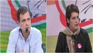Cong leader Rajasthan visit cancelled: Priyanka Gandhi tests positive for Covid, Rahul Gandhi ill