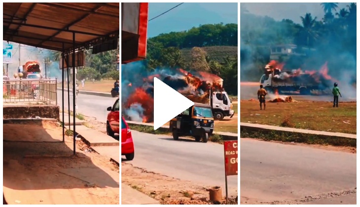 Man drives truck to safety; video will remind you of filmy incident