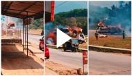 Man drives truck to safety; video will remind you of filmy incident