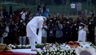 Lata Mangeshkar Funeral: PM Modi pays last respects to Lata Mangeshkar in Mumbai