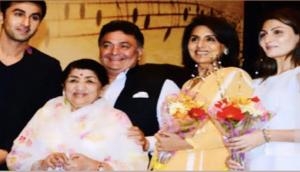 See adorable throwback picture of Lata Mangeshkar and little Rishi Kapoor
