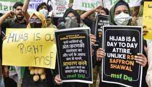 K'taka Hijab Row: Police ban protests, gatherings near educational institutes for 2 weeks