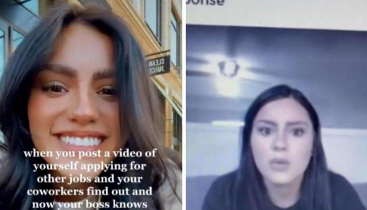 Woman makes fun of questions posed during interview; video goes viral 