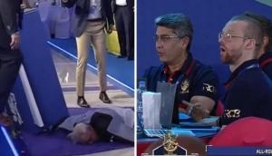 IPL 2022 auctioneer Hugh Edmeades collapses on stage