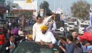 Punjab Assembly Polls 2022: Kejriwal, Bhagwant Mann hold roadshow in Jalandhar 