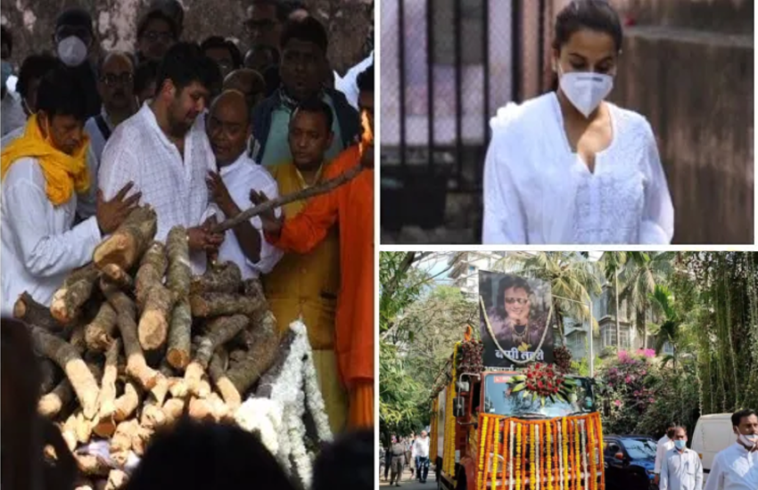 Bappi Lahiri Funeral: Veteran singer cremated, fans, friends pay last respects