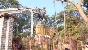 Maharashtra Governor Bhagat Singh Koshyari pays floral tribute to Chhatrapati Shivaji Maharaj on his birth anniversary