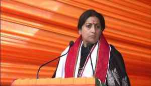Rahul Gandhi's family used Manipur as ATM: Smriti Irani attacks Congress