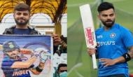 Pak fan holding Virat Kohli poster with message on It, Shoaib Akhtar reacts to viral pic