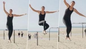 Guinness World Record: Woman makes record while jumping on rope wearing high heels [Watch] 
