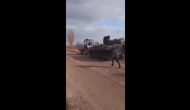 Ukrainian farmer 'steals' Russian tank, see hilarious reactions 