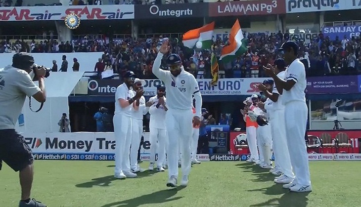 Virat Kohli's adorable gesture towards disabled fan after his 100th Test wins hearts [Watch]