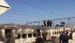 UP: Fire breaks out in passenger train near Meerut