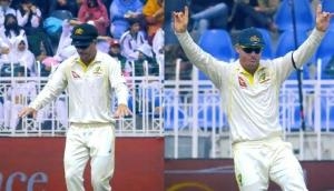 David Warner shows his dancing skills while fielding against Pak, fans say 'He's trying to copy Virat' 