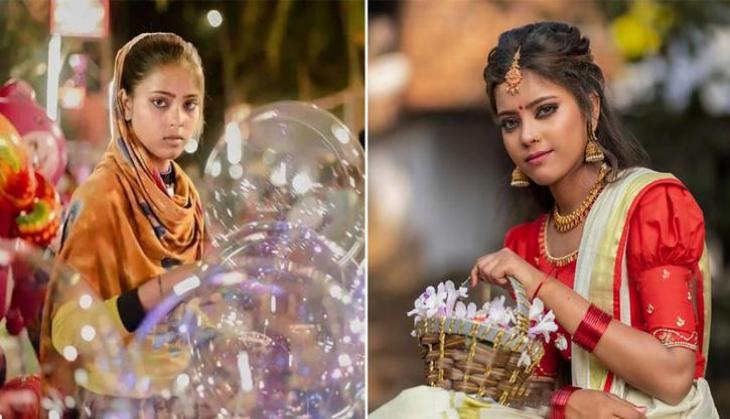 Balloon seller becomes an Internet sensation after photo of her makeover goes viral [See Pics] 