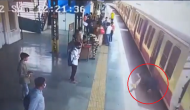 Oh My God! Man falls from moving train; watch what happens next