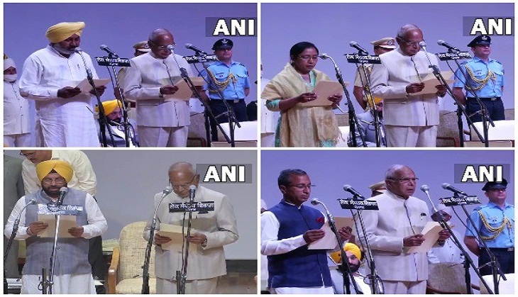 Punjab Swearing-in Ceremony: Bhagwant Mann Cabinet expands, 10 ministers take oath