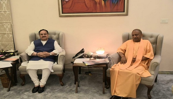 Yogi 2.0: CM Yogi Adityanath meets JP Nadda in Delhi, discussions on UP cabinet on agenda