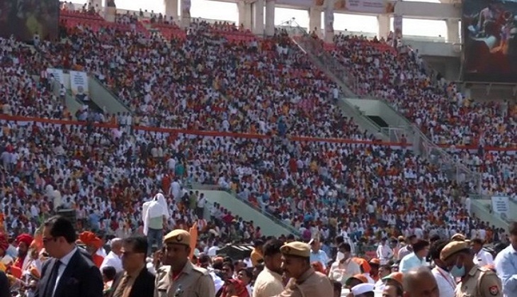 UP CM Swearing-in Ceremony: Air of festivity at Yogi's oath-taking ceremony venue
