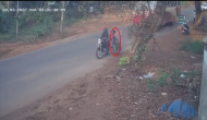 Boy on bicycle crashes into motorbike; what happens next will give you goosebumps!