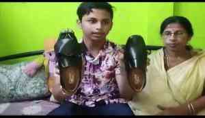 Assam govt to extend full support to 9th class boy who designed 'smart shoe' for visually impaired