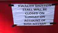 Chaitra Navratri 2022: Bengaluru civic body bans sale of meat on Ram Navami