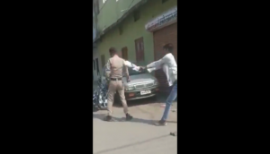 Indore cop brutally thrashed by man after minor accident; video goes viral [Watch] 