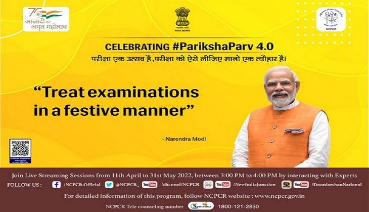 NCPCR to celebrate Pariksha Parv 4.0 from April 11 to May 31