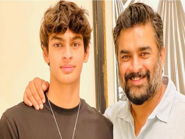 Actor Madhavan's son Vedaant wins gold at Danish Open swimming event