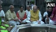 Amit Shah offers prayers at Vishnupad Temple in Gaya