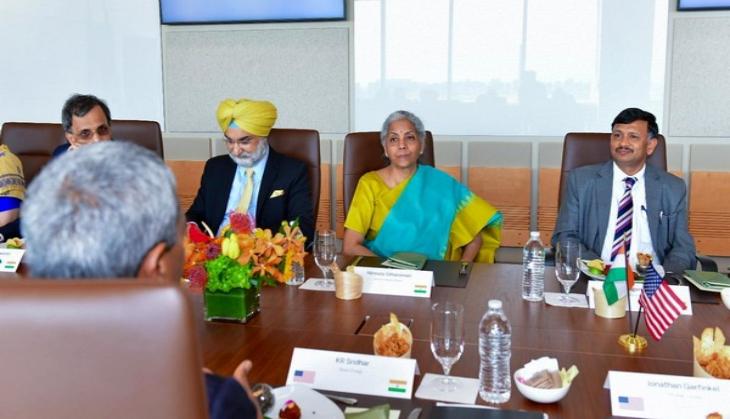 Nirmala Sitharaman invites US investors to join India's growth story