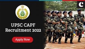 UPSC CAPF Recruitment 2022: Huge vacancies released for BSF, CRPF, CISF, ITBP posts; 20 plus can apply now