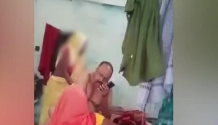 Woman who had gone to get son’s bail ‘made to massage on-duty cop; video goes viral 