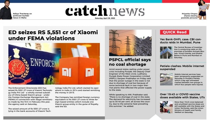 30th April Catch News ePaper, English ePaper, Today ePaper, Online News Epaper