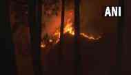 J-K: Forest fire in Udhampur area continues to rage, villagers fear it might enter residential areas