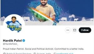 Gujarat: Hardik Patel dumps 'Congress' from Twitter bio