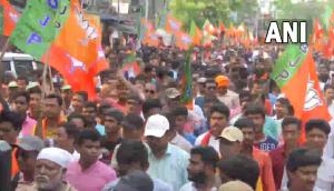 West Bengal post-poll violence: BJP holds protest march in Kolkata