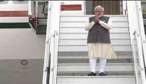 PM Modi arrives in Paris on final leg of his three-nation visit, to meet French President Macron