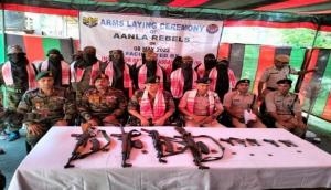 Assam: 13 cadres of AANLA surrender in Karbi Anglong, lay down arms, ammunition