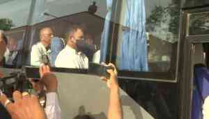 Rajasthan: Congress leader Rahul Gandhi arrives in Udaipur to attend Chintan Shivir