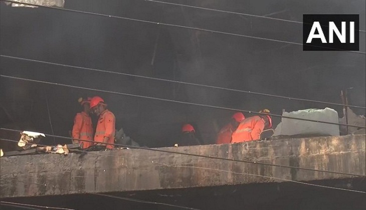 Mundka fire horror: NDRF team carries out search, rescue operations