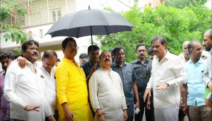 CM Bommai visits waterlogged areas in Bengaluru; holiday declared in Dharwad schools, colleges