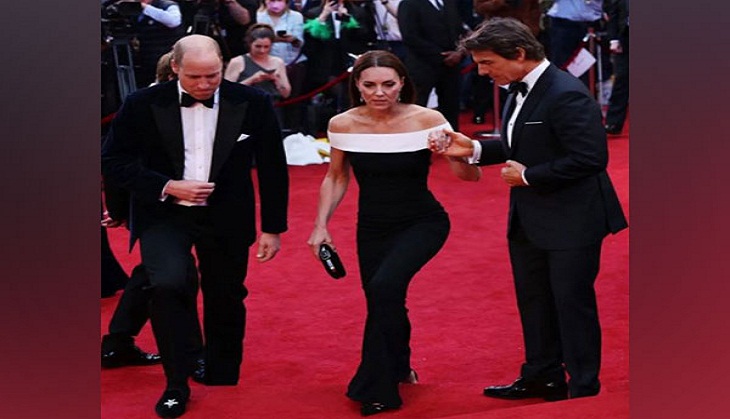 Kate Middleton and Prince William hit the Red Carpet with Tom Cruise for 'Top Gun: Maverick' UK premiere
