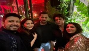 Karan Johar birthday bash: Salman, Shah Rukh, Madhuri Dixit ooze stardom in selfie frame