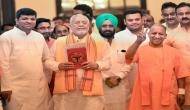 CM Yogi arrives in Ayodhya to lay foundation stone of Ram Temple's 'Garbha Griha'