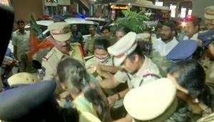 Hyderabad Rape Case: BJP workers protest against gangrape of minor