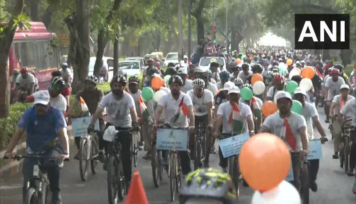 Anurag Thakur launches nationwide 'Fit India Freedom Rider Cycle Rally' 
