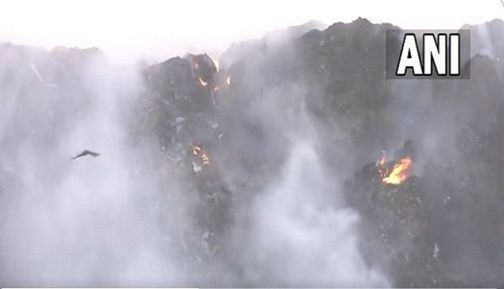 Delhi: Faced with breathing problems, locals demand permanent solution for Bhalswa landfill fires