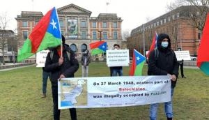 Protest in Germany over Pakistan Army's atrocities in Balochistan