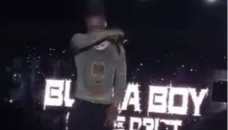 Nigerian rapper Burna Boy breaks down on stage as he pays tribute to Sidhu Moose Wala